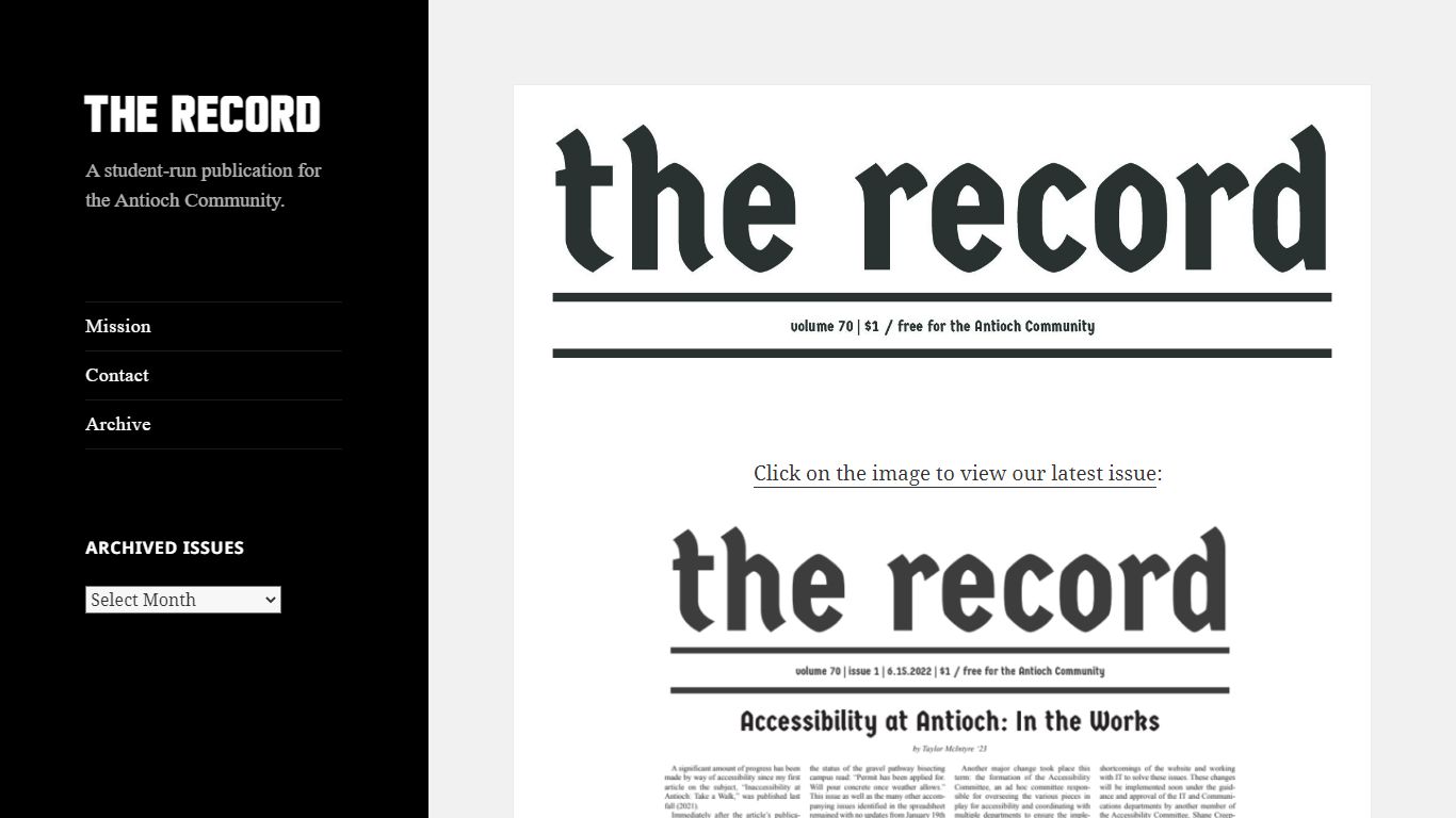 The Record